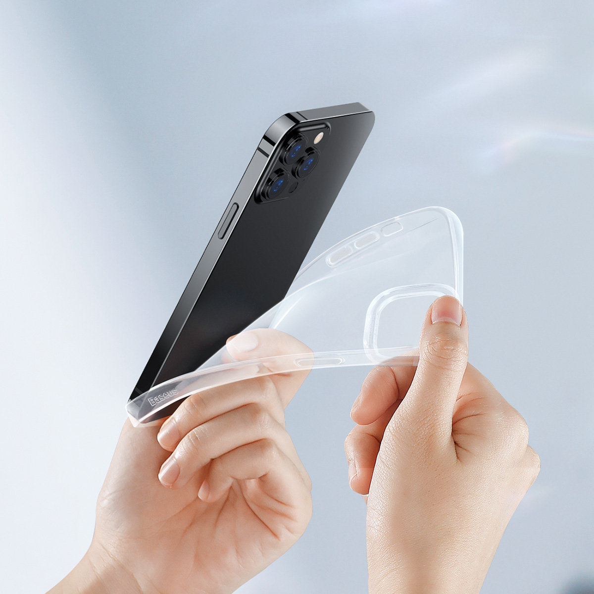 Baseus TPU-skal, iPhone 13 Pro Max, transparent