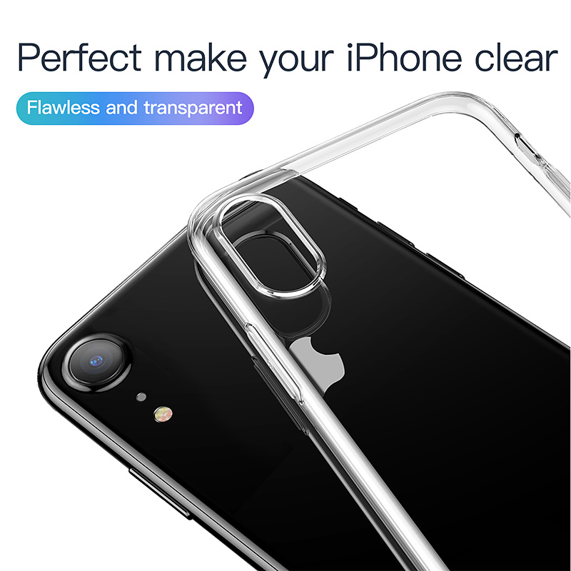 Transparent TPU skal till iPhone XR