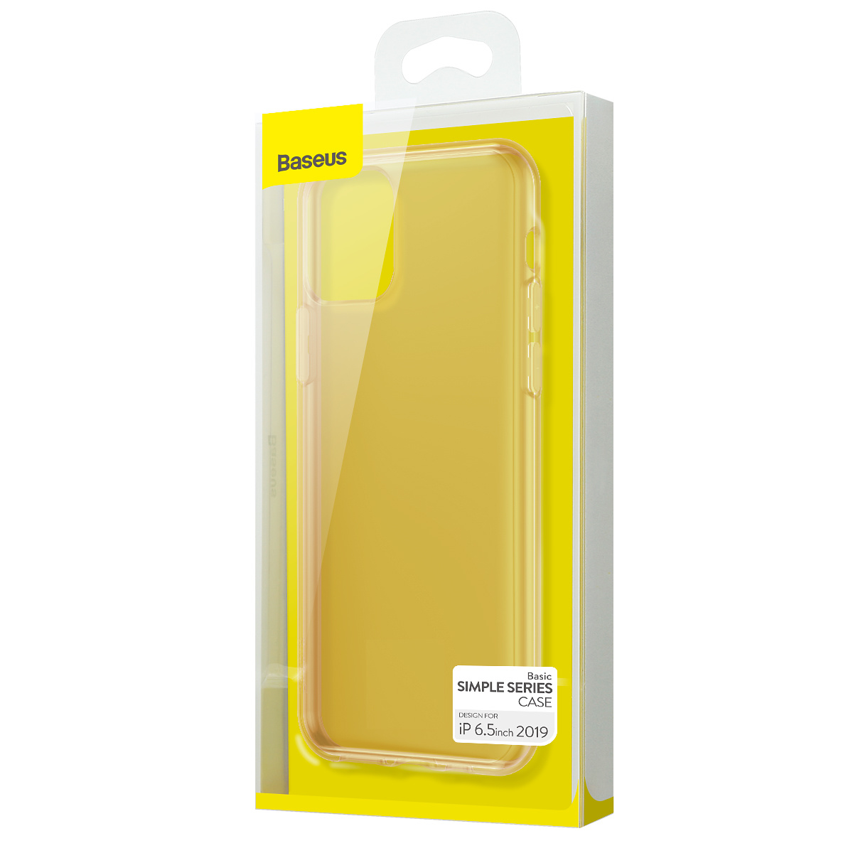 Baseus TPU-skal, iPhone 11 Pro Max, guld/transparent