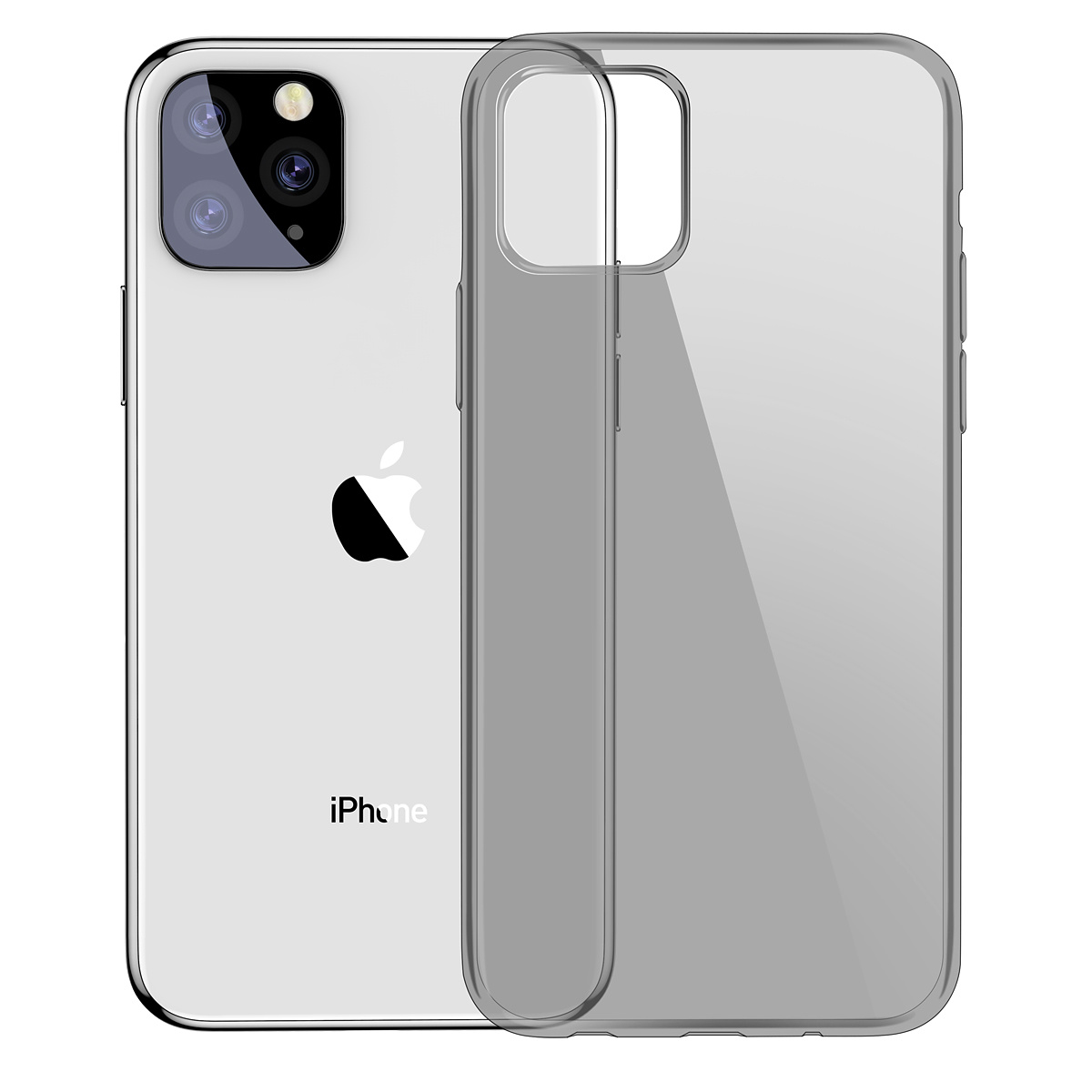 Baseus TPU-skal, iPhone 11 Pro Max, svart/transparent