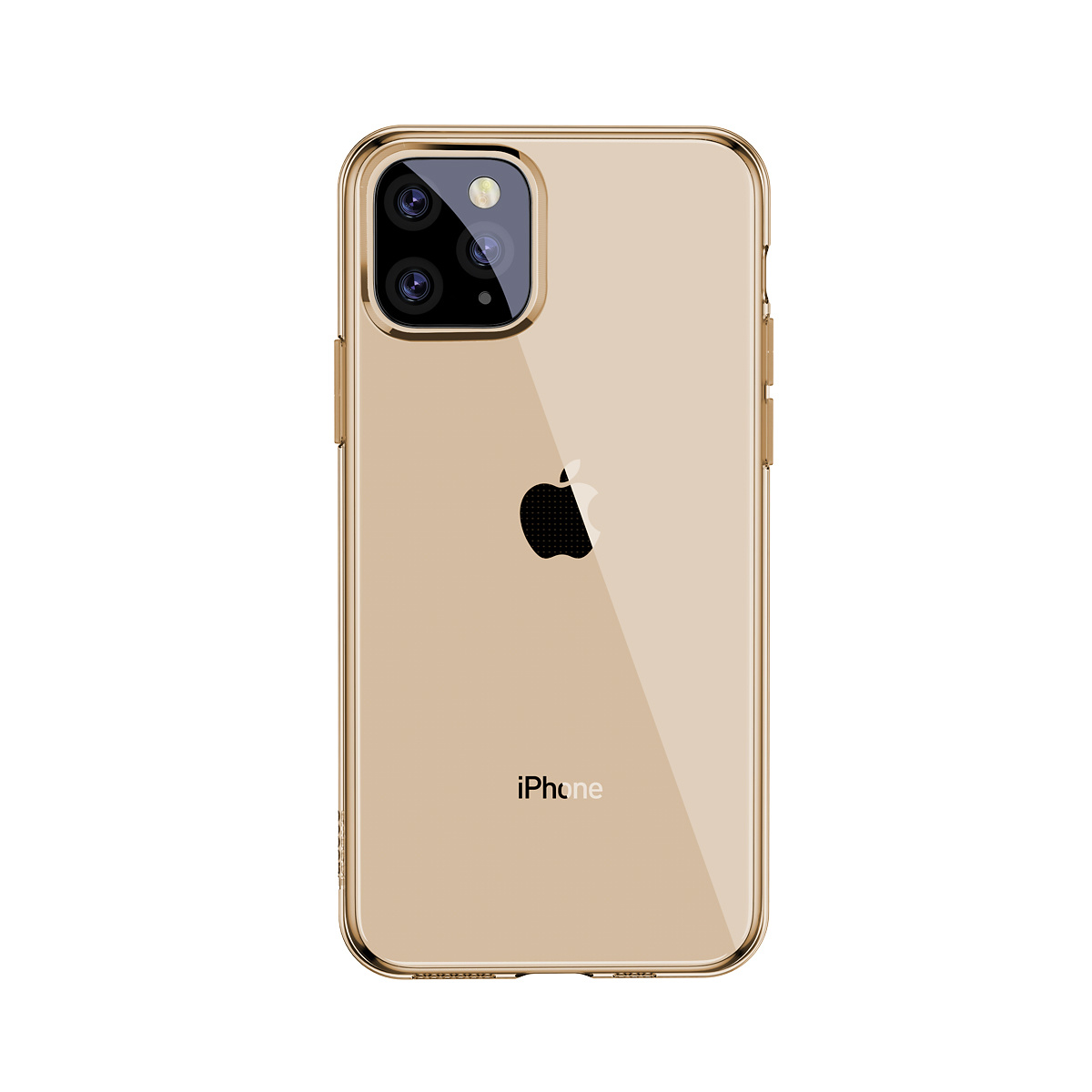 Baseus TPU-skal, iPhone 11 Pro, guld/transparent