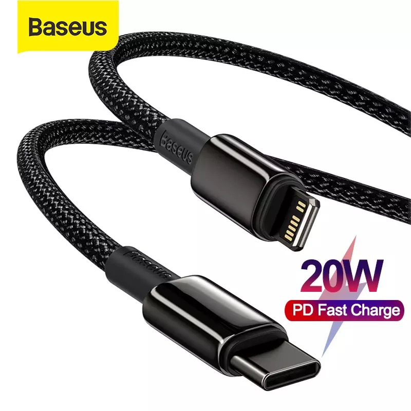 Baseus Tungsten Gold USB-C till Lightning, PD, 20W, 2A, 1m