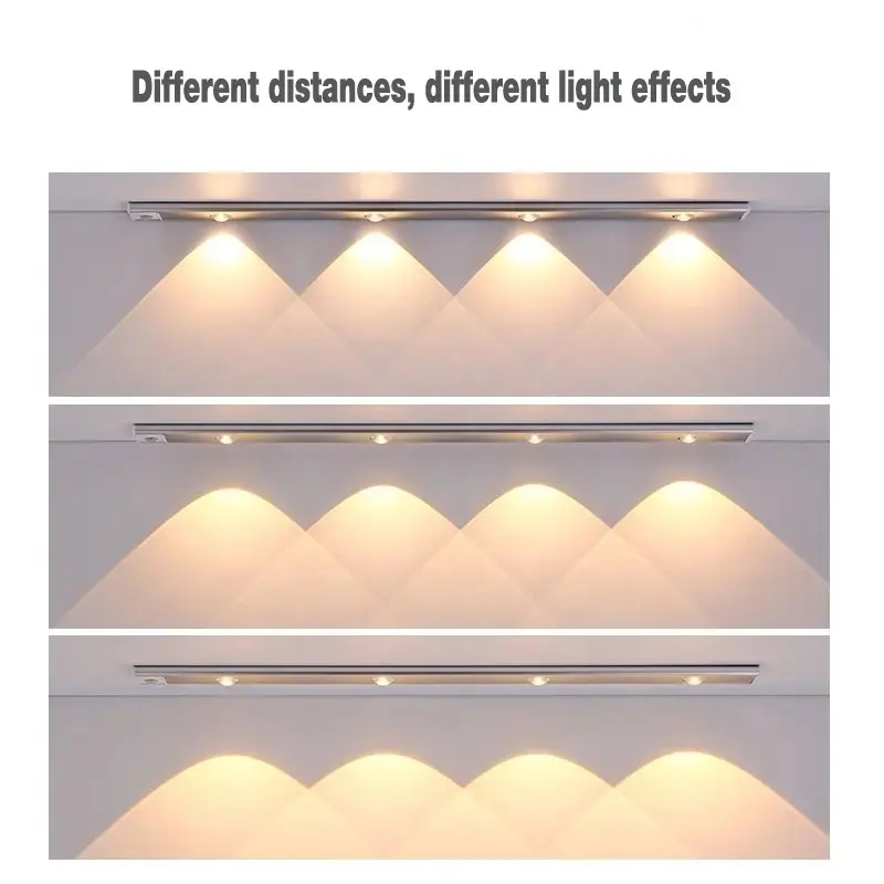 LED-belysning med infraröd sensor, 3 lägen, 1W, 80cm