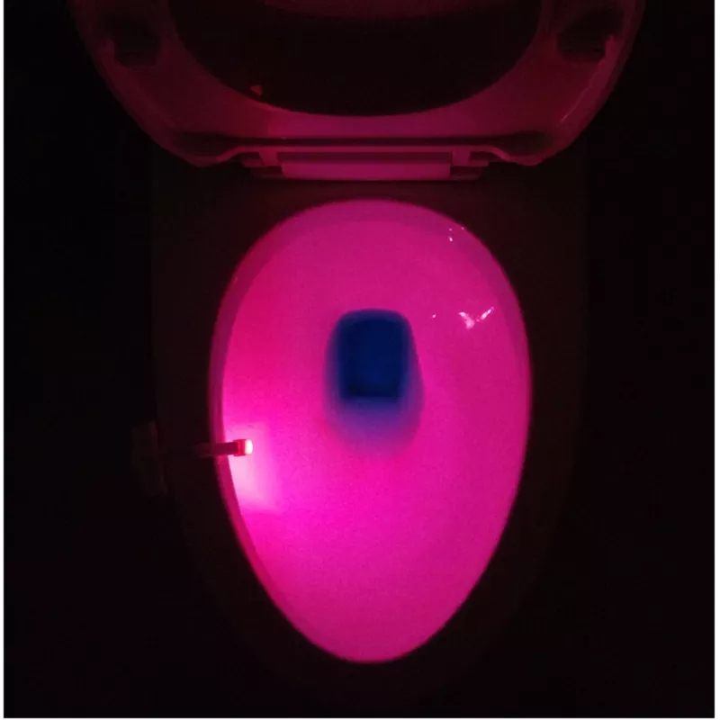 Batteridriven toalettlampa med rörelsesensor, 16 färger