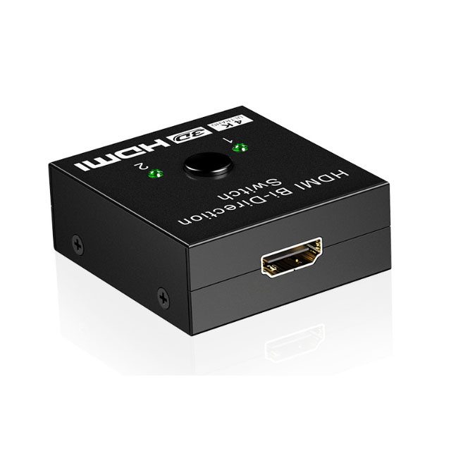 Tvåvägs-switch/splitter, HDMI, 2x1 uttag ,1080P