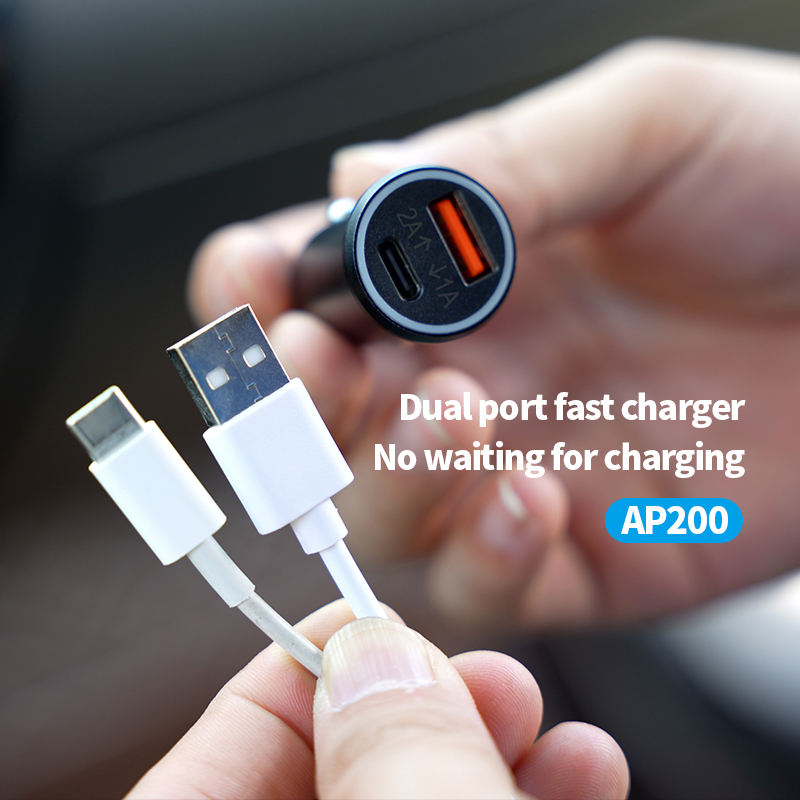 Billaddare med inbyggd GPS-spårare, 12V, 20W
