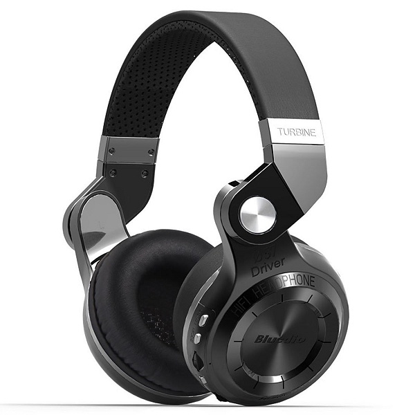 Bluedio T2+ Trådlösa hörlurar, Bluetooth v4.1, svart