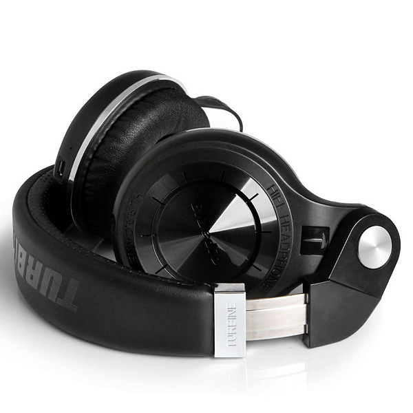 Bluedio T2+ Trådlösa hörlurar, Bluetooth v4.1, svart
