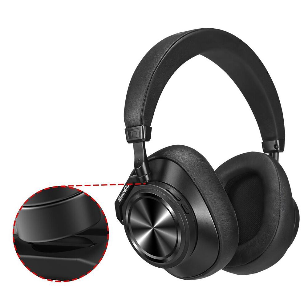 Bluedio T7+ On-ear hörlurar, SD slot, svart