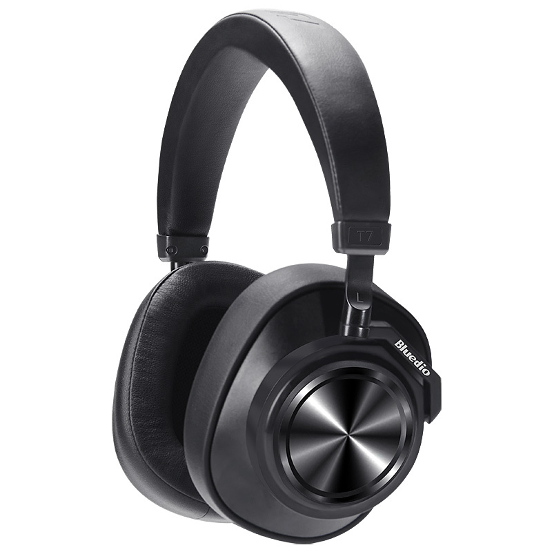 Bluedio T7+ On-ear hörlurar, SD slot, svart