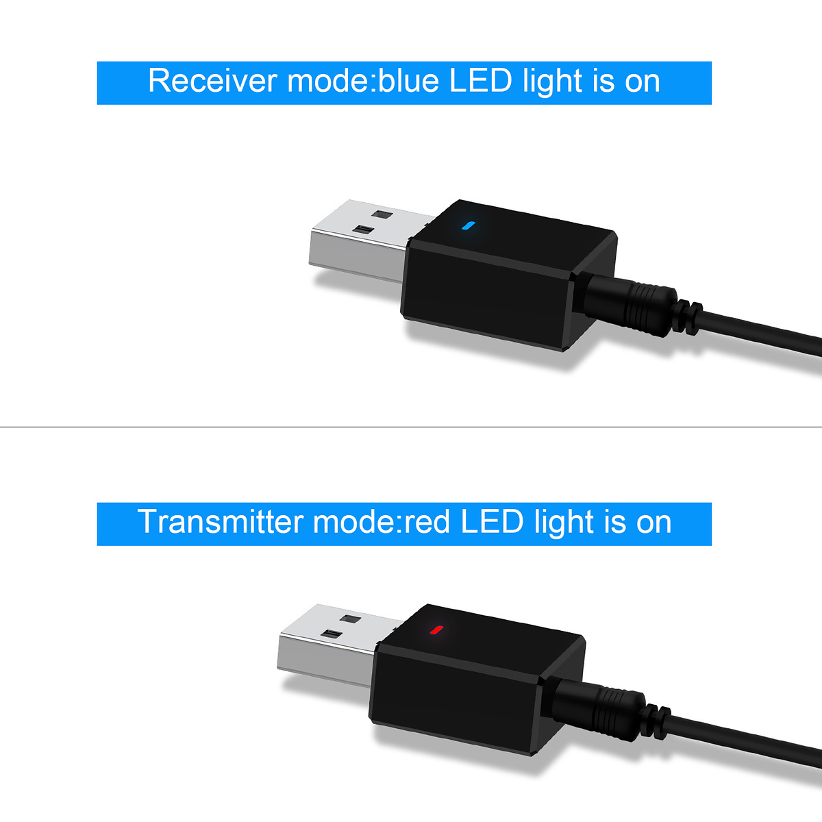 ROLIO Transmitter 5.3 Bluetooth USB adapter Schwarz