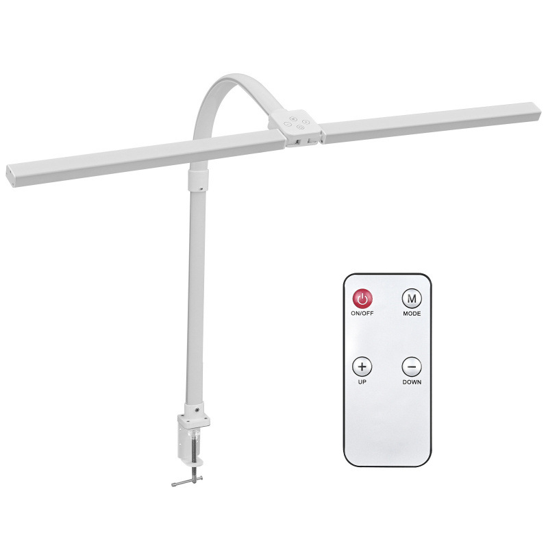 Böjbar kontorslampa med 25 olika ljuslägen, LED, 1000lm, vit