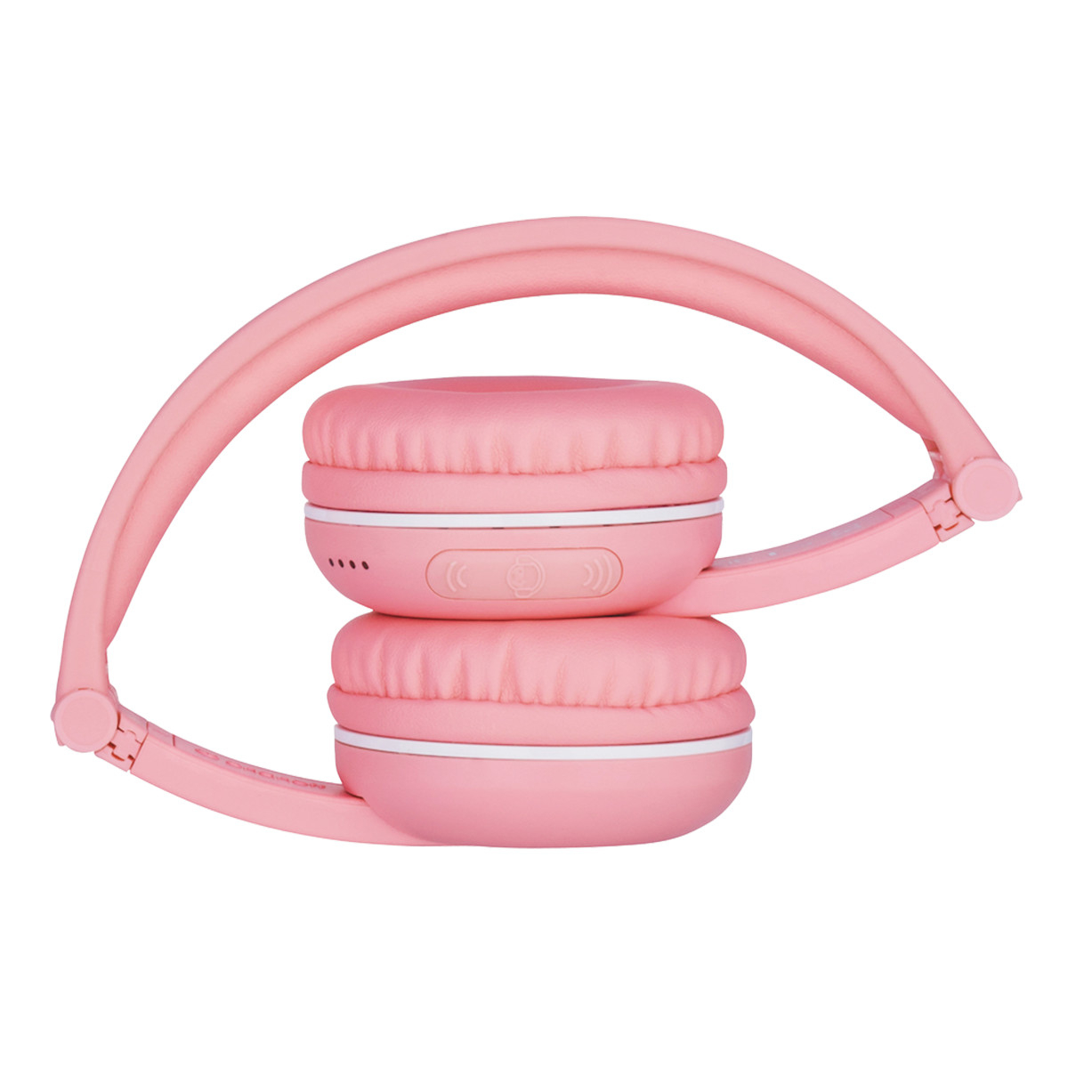 BuddyPhones Play trådlösa barnhörlurar, Bluetooth, rosa