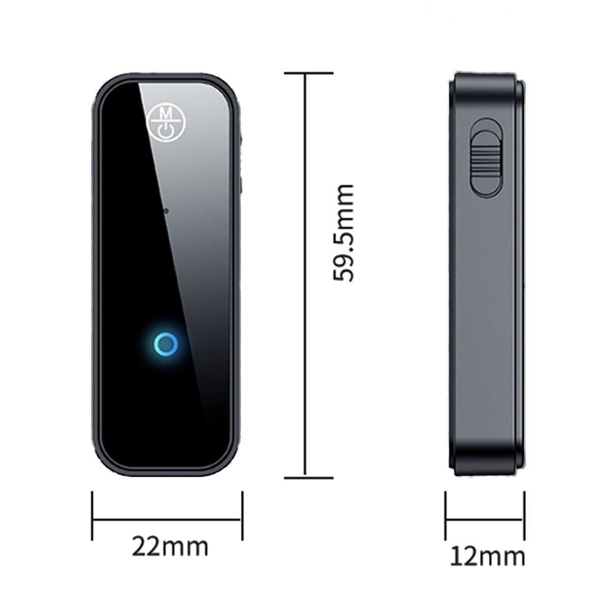 3.5mm till Bluetooth 5.0-mottagare