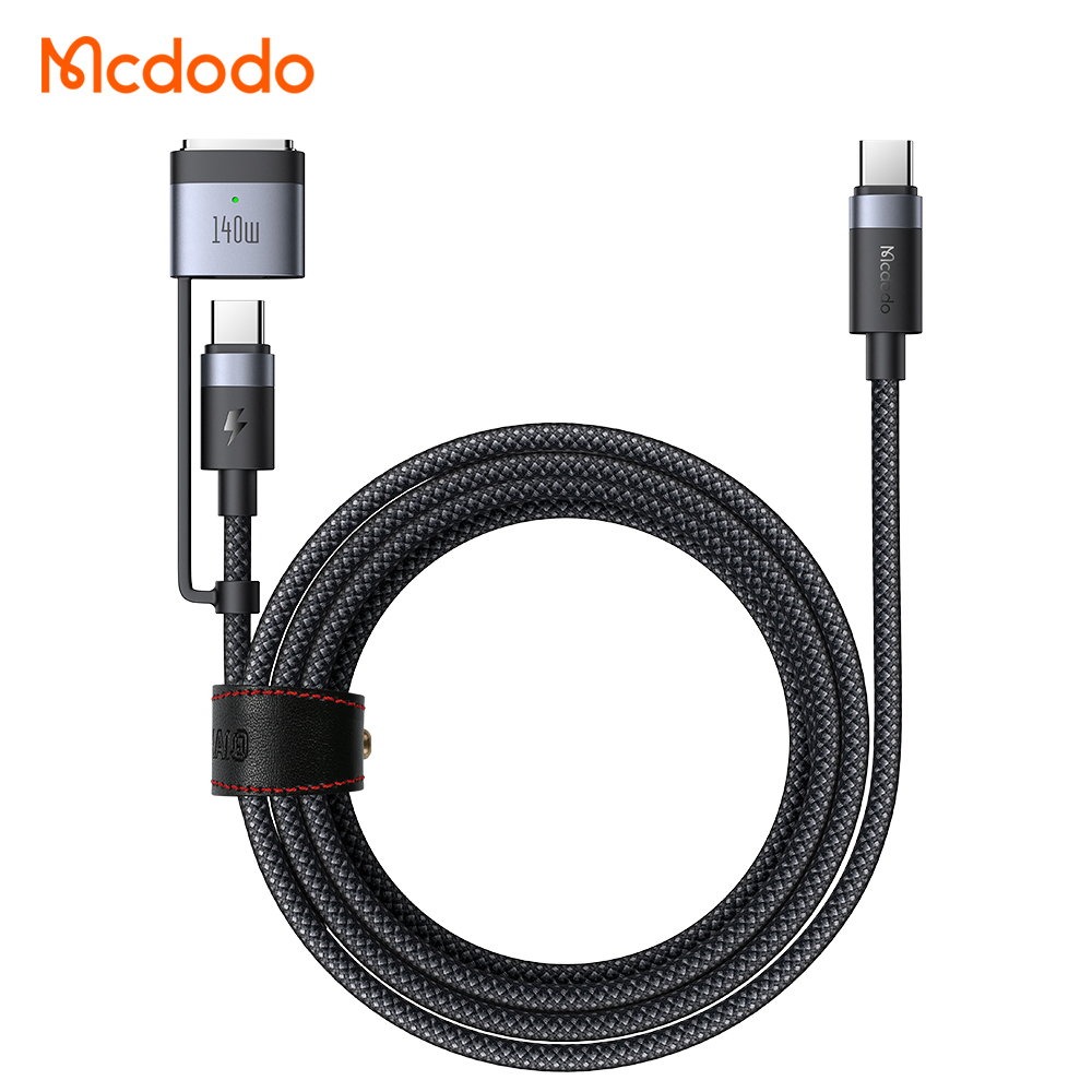 McDodo CA-0140, USB-C to USB-C+MagSafe3 kabel, 140W, 2m