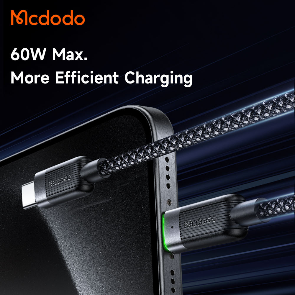 McDodo CA-2000 USB-C till USB-C, 3A, 60W, 1.2m