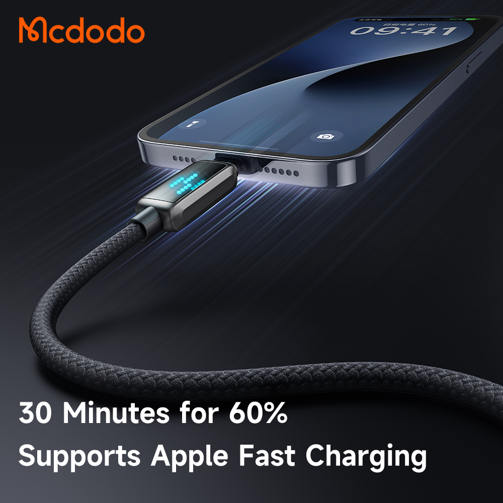 McDodo CA-2630, USB-C till Lightning, 36W, 3A, 1.2m
