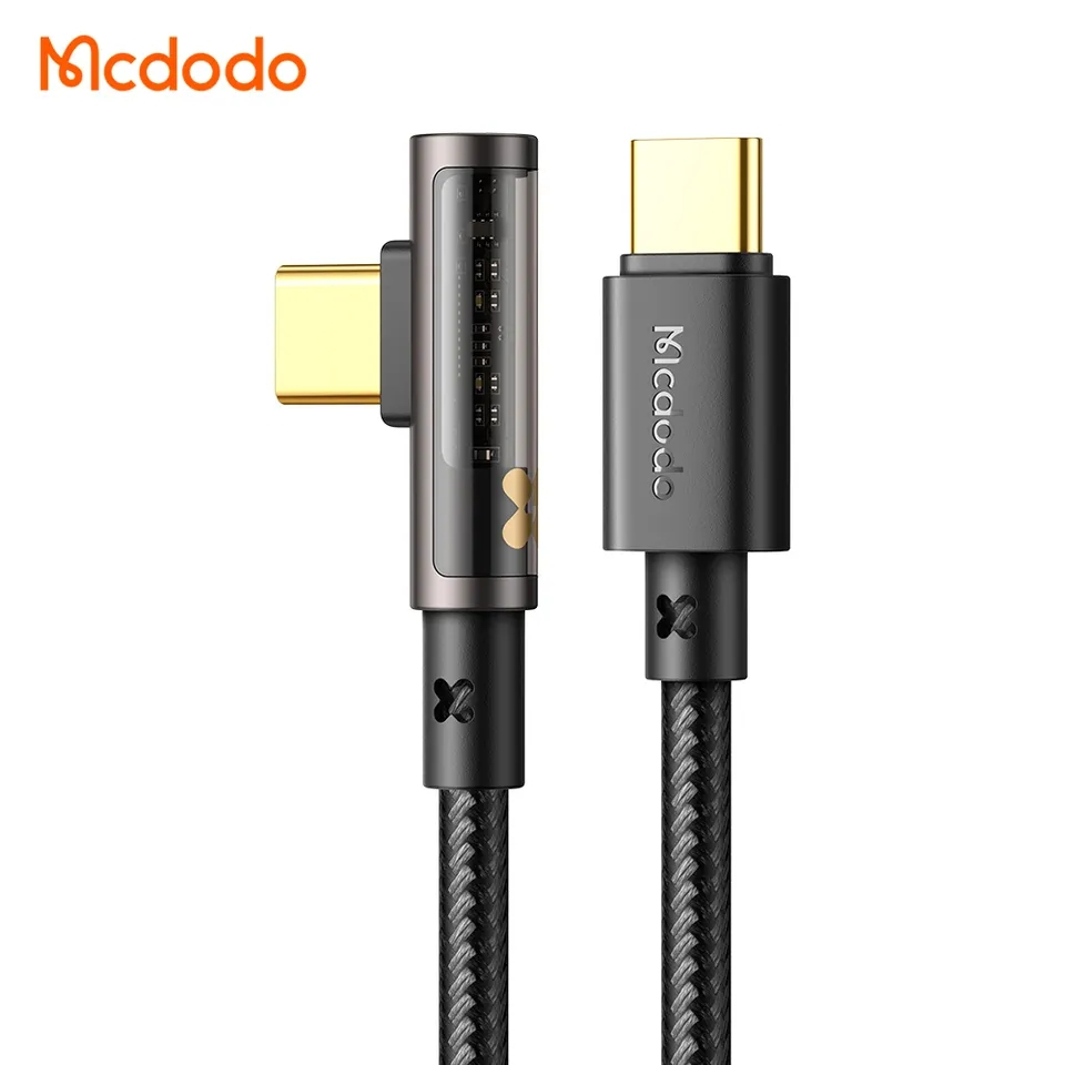 McDodo CA-3400 Crystal USB-C till USB-C-kabel, 5A, 1.2m