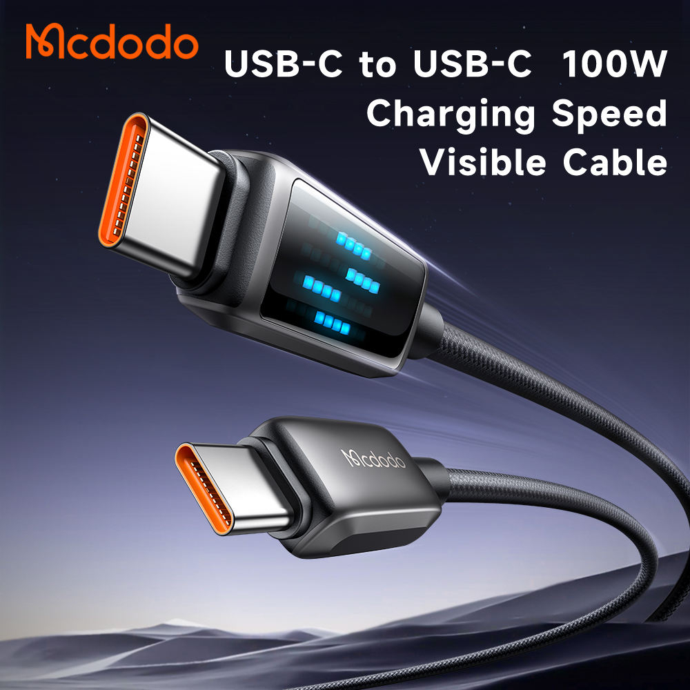 McDodo CA-4250, USB-C till USB-C, 100W, 5A, 1.2m 