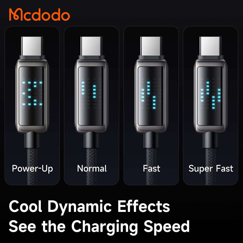 McDodo CA-4250, USB-C till USB-C, 100W, 5A, 1.2m 