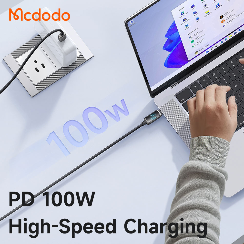 McDodo CA-4250, USB-C till USB-C, 100W, 5A, 1.2m 