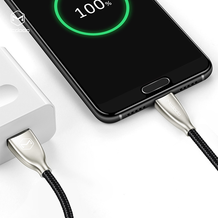 McDodo CA-5910, MicroUSB-kabel med Quick Charge, 4A, 1.5m, svart