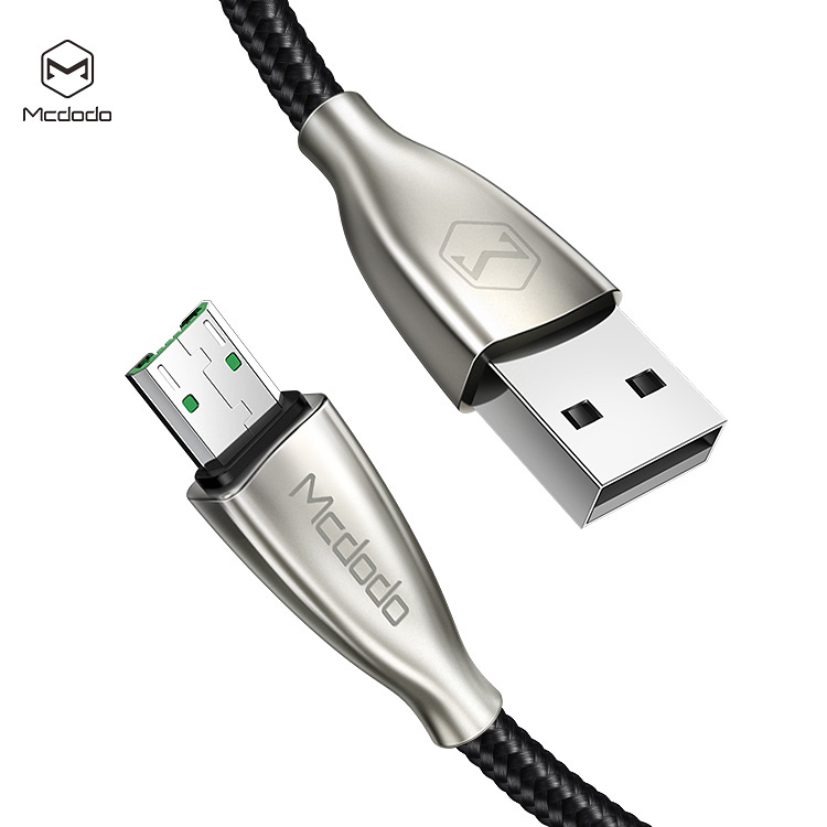 McDodo CA-5910, MicroUSB-kabel med Quick Charge, 4A, 1.5m, svart