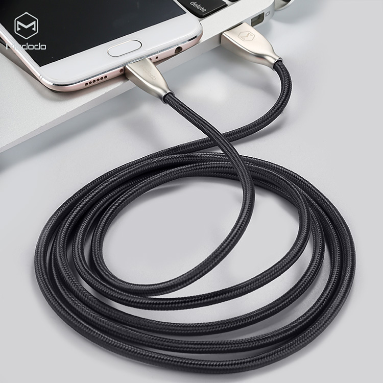 McDodo CA-5910, MicroUSB-kabel med Quick Charge, 4A, 1.5m, svart