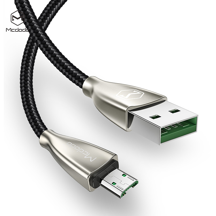 McDodo CA-5910, MicroUSB-kabel med Quick Charge, 4A, 1.5m, svart