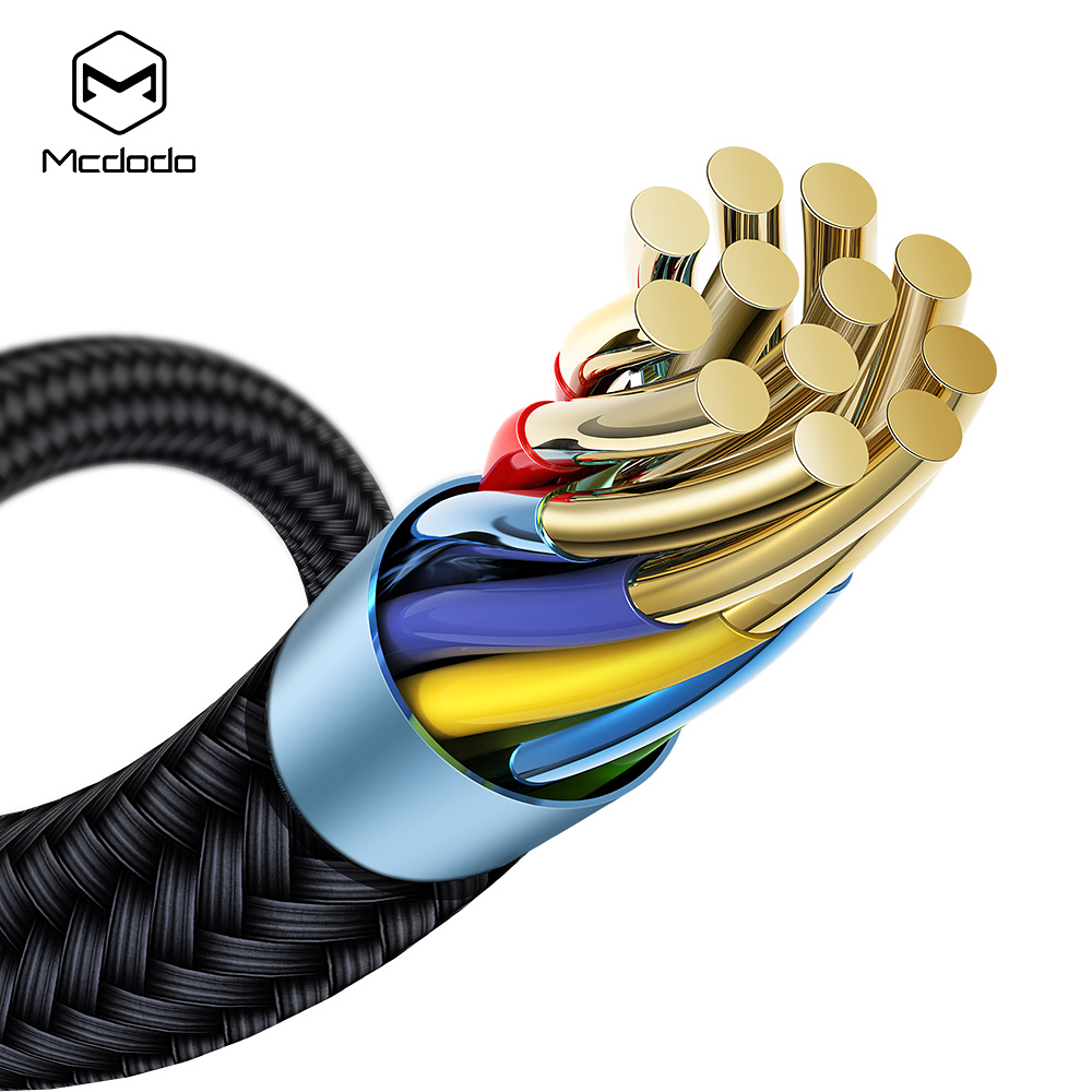 McDodo CA-6310 Magnetisk Lightning-kabel, 3A, 1.2m, svart
