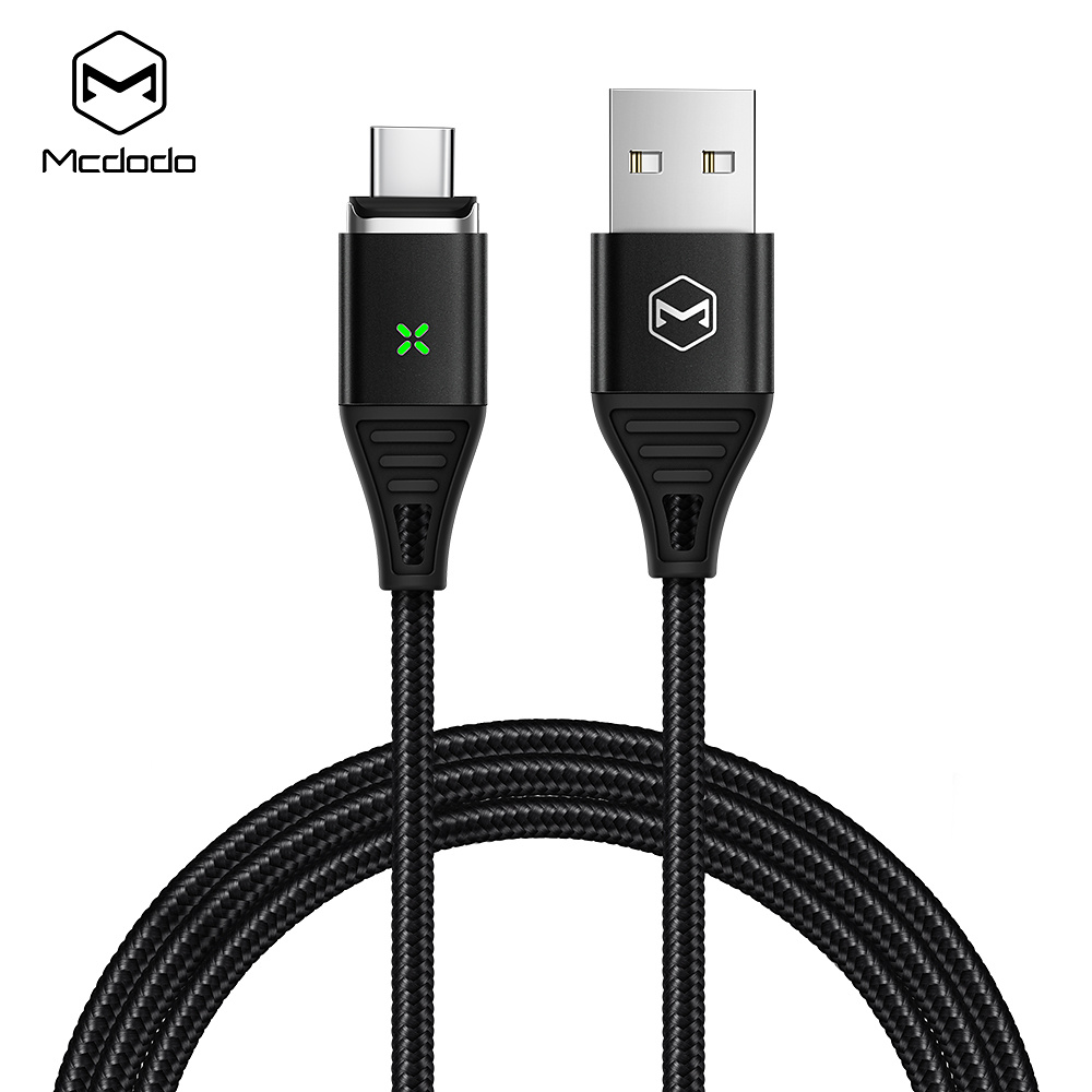 McDodo CA6440 USBC kabel, QC4.0, 2.4A, 1.2m, svart