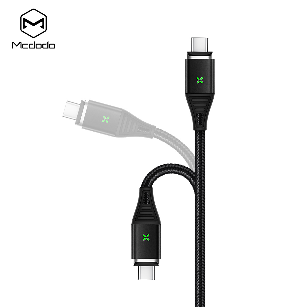 McDodo CA-6440 Magnetisk USB-C kabel, QC4.0, 2.4A, 1.2m, svart