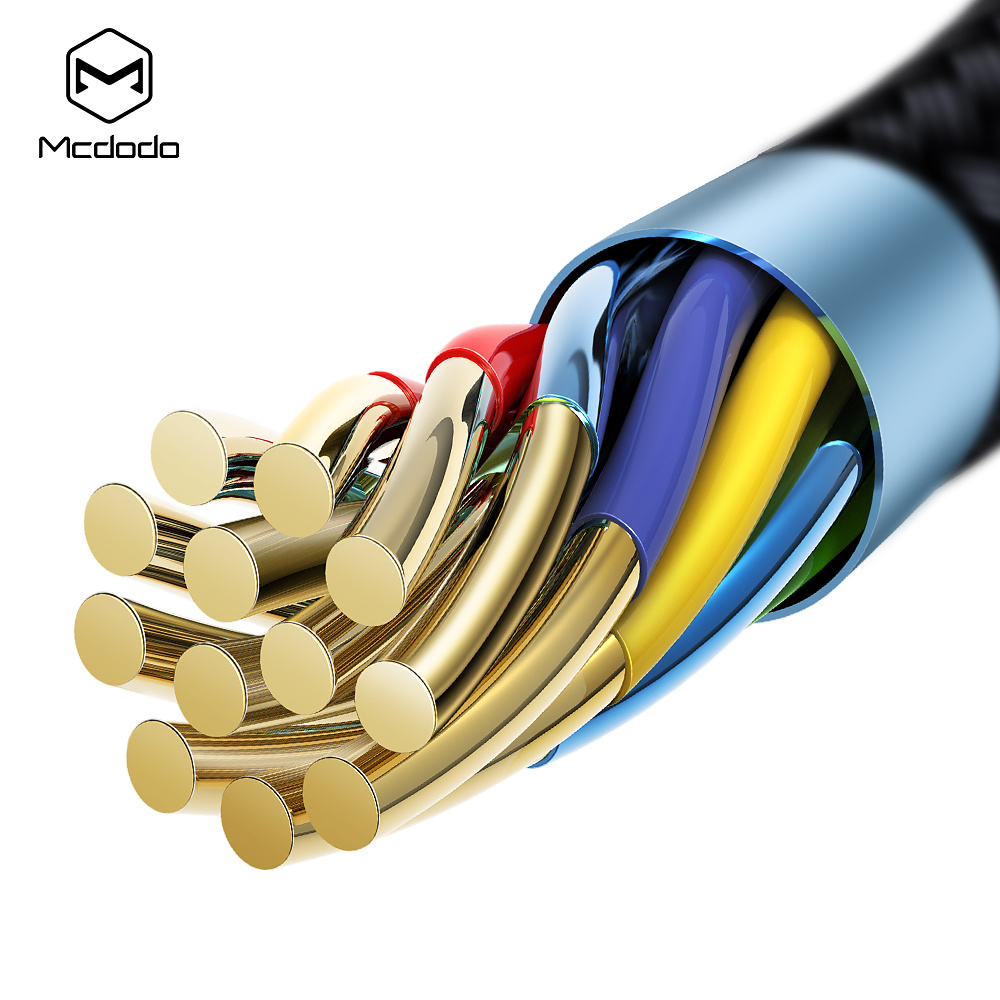 McDodo CA-6520 Magnetisk MicroUSB kabel, QC4.0, 3A, 1.2m, svart