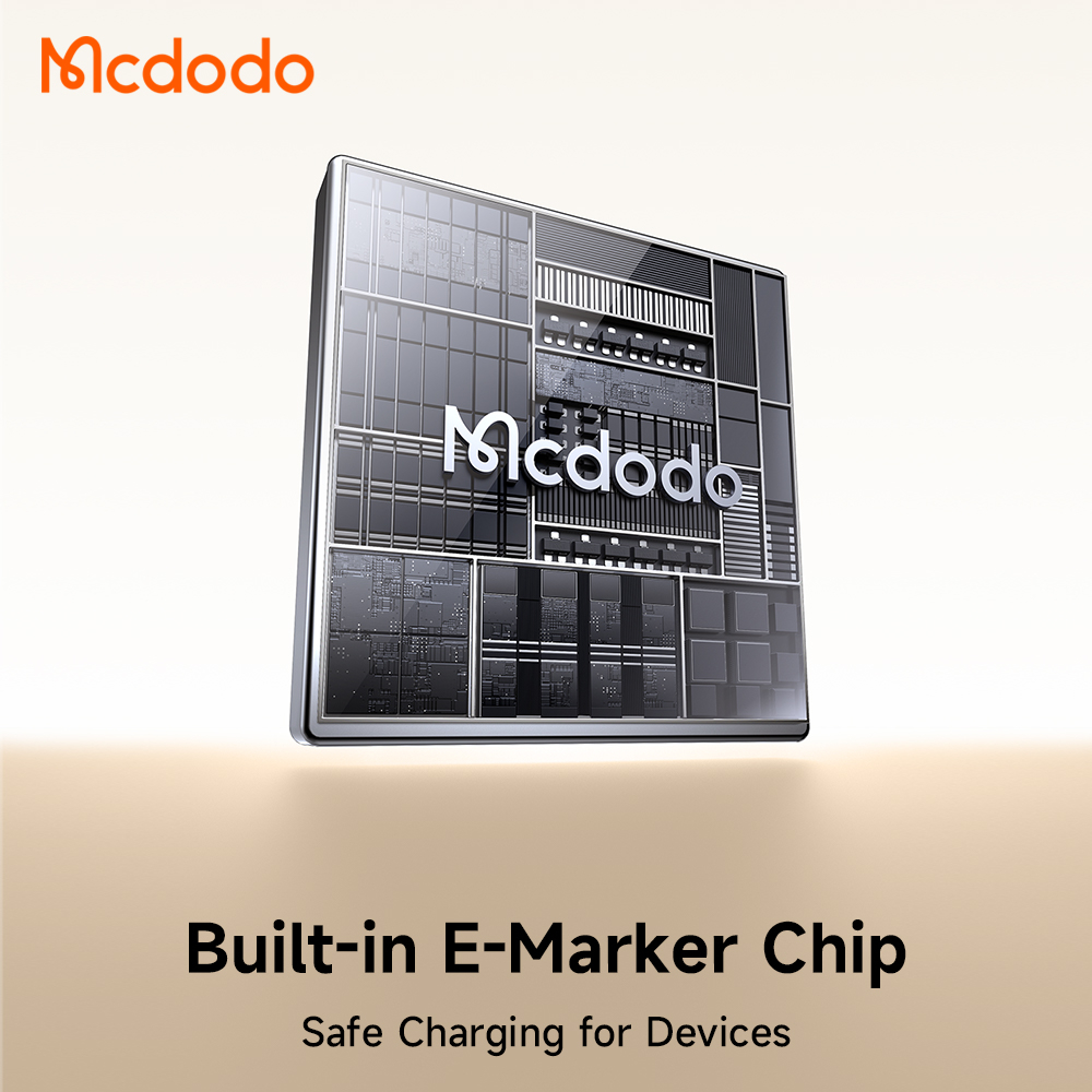 McDodo CA-6681 USB-C till USB-C, 5A, 1.2m, Desert Titanium