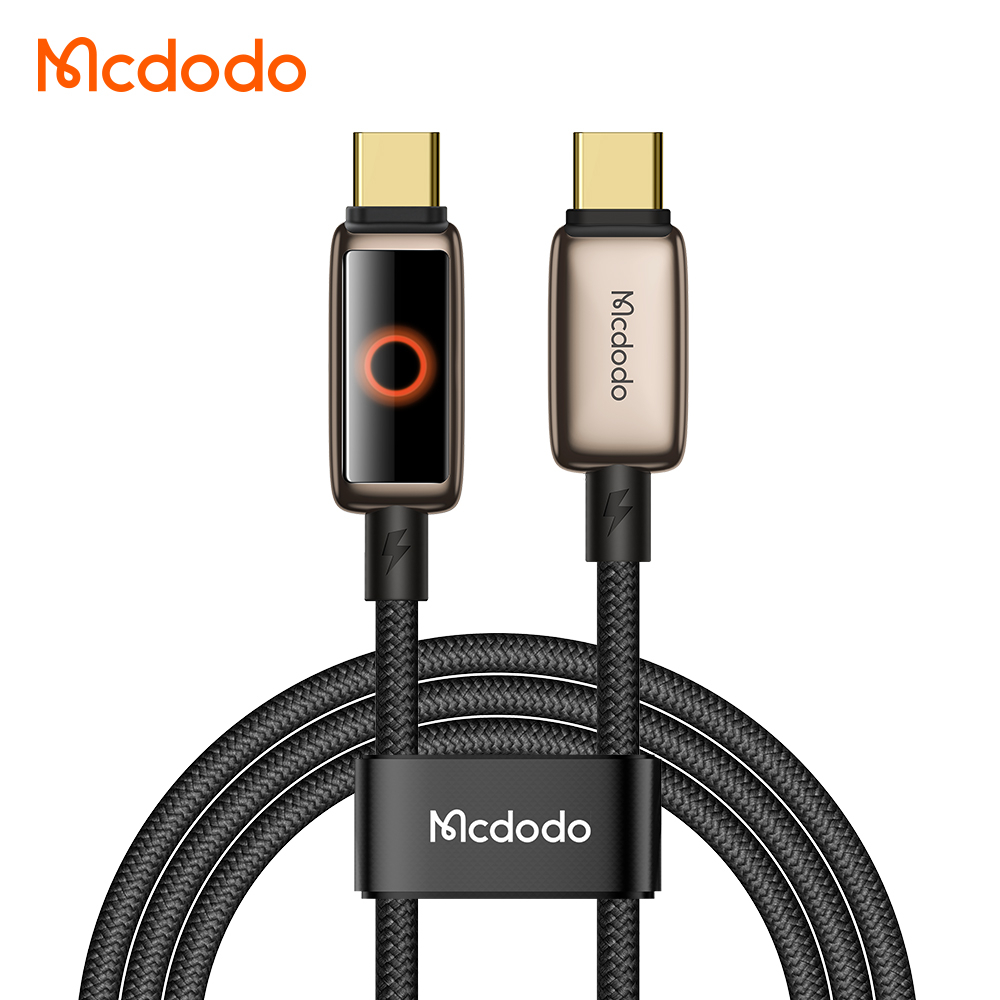 McDodo CA-6681 USB-C till USB-C, 5A, 1.2m, Desert Titanium
