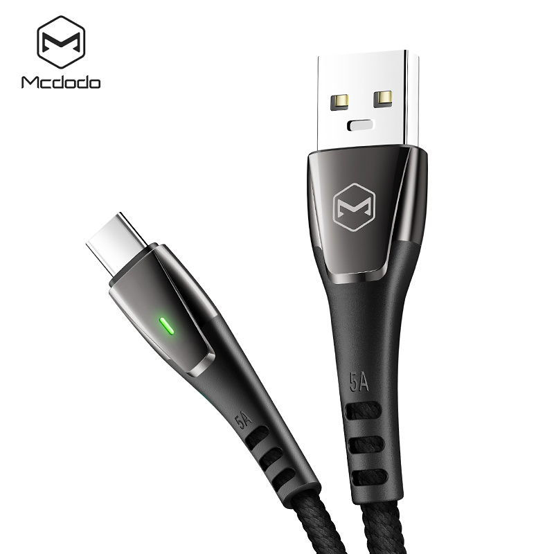 Mcdodo CA-6791 USB-C-kabel, auto disconnect, 1.5m, svart