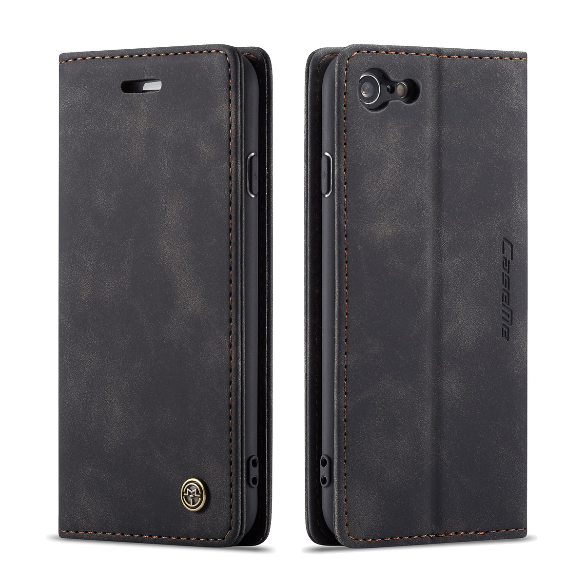 CaseMe plånboksfodral, iPhone 6/6S, svart