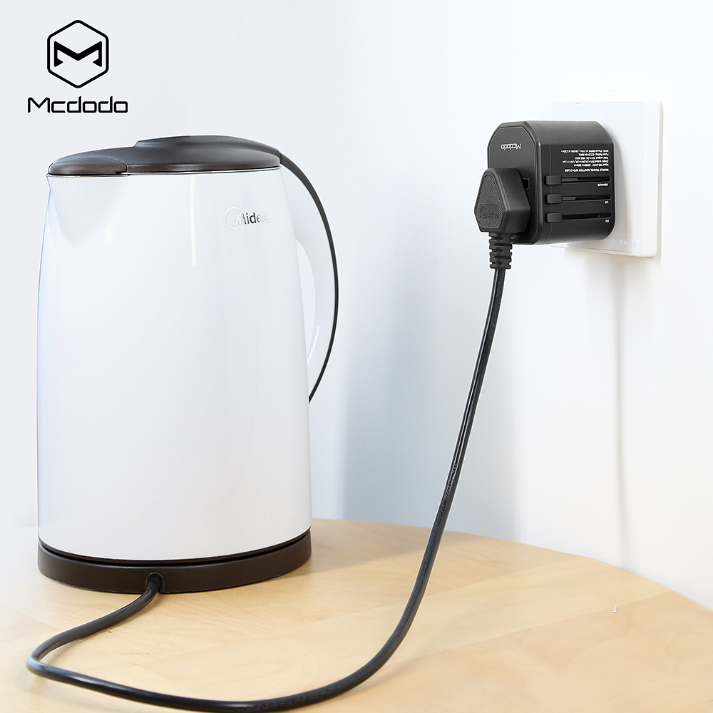 McDodo Reseadapter med snabbladdning, PD, QC3.0, 18W