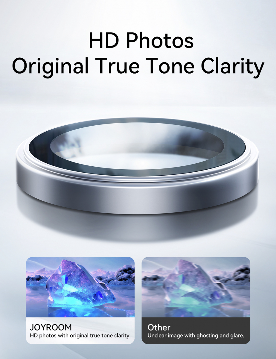 Skärmskydd för kameralinsen till iPhone 17, silver