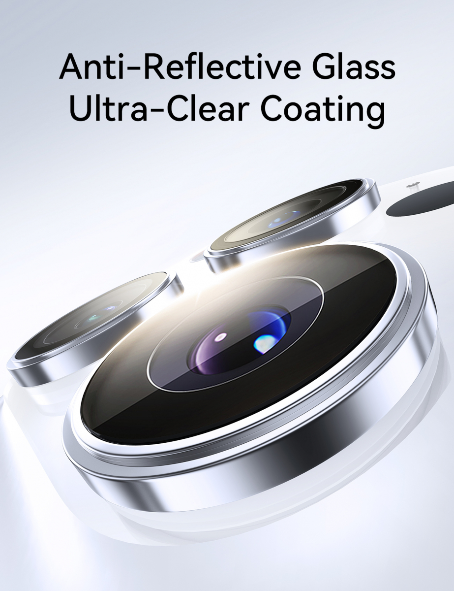 Skärmskydd för kameralinsen till iPhone 17 Air, svart