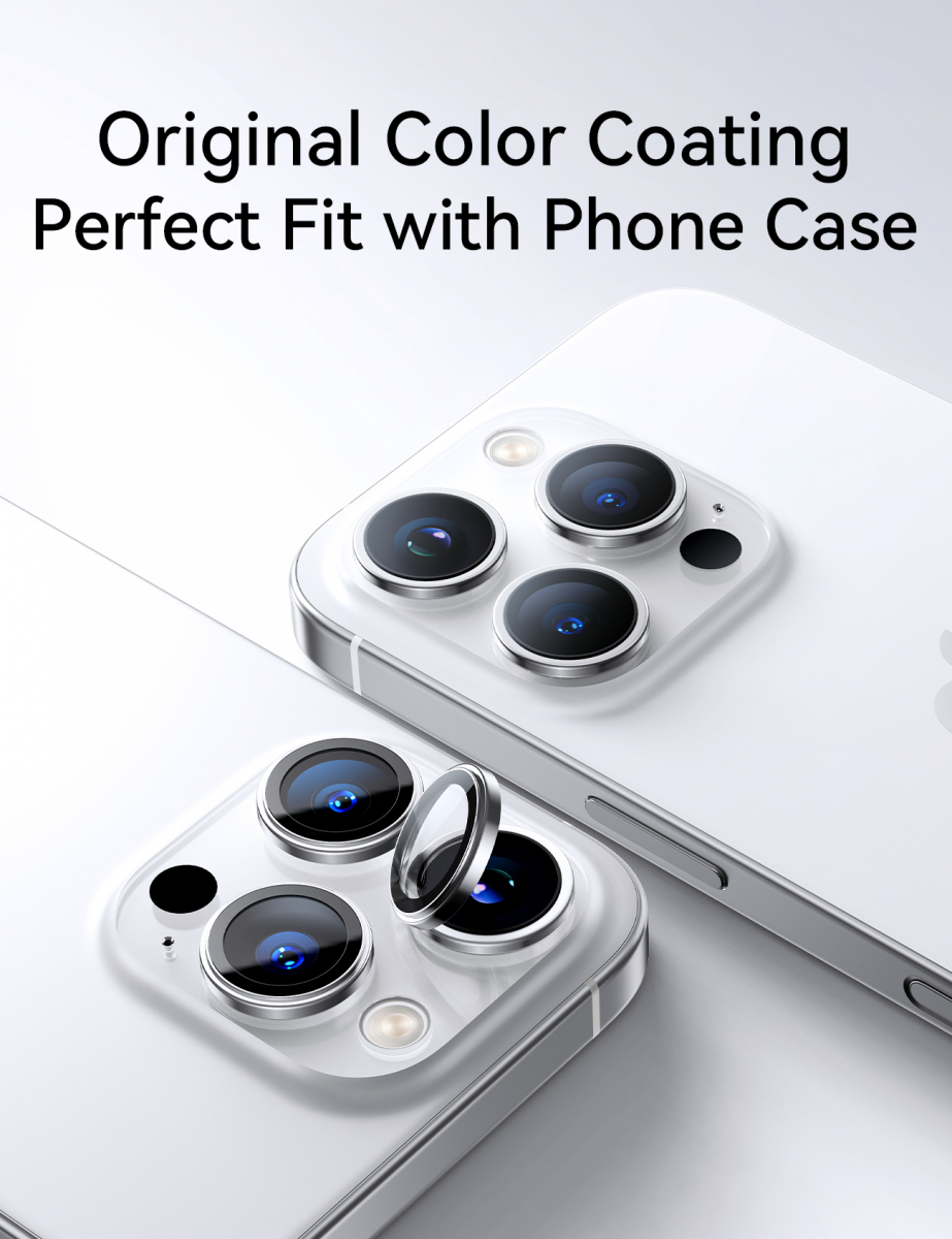 Skärmskydd för kameralinsen till iPhone 17 Pro/Pro Max, blå