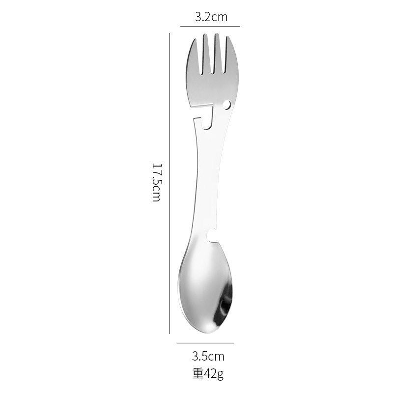 Multifunktionell 5-i-1 Spork, 4st