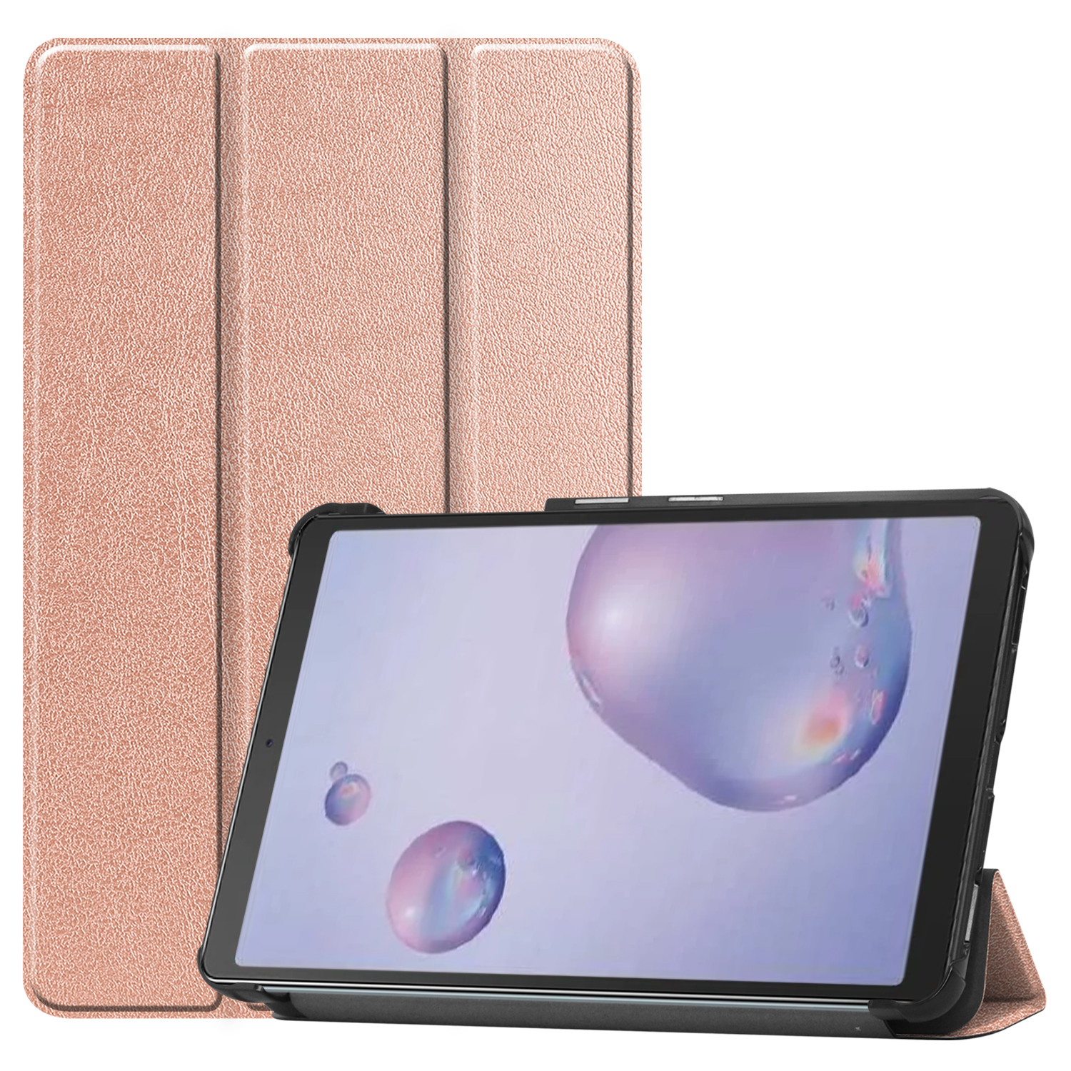 Läderfodral, Samsung Galaxy Tab A 8.4 (2020), rosa