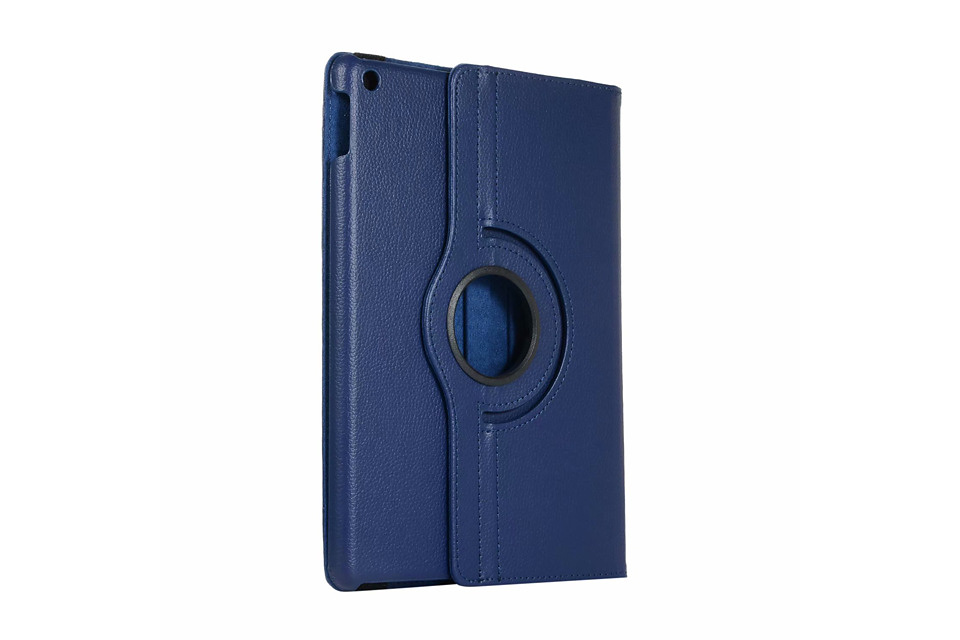 Läderfodral med ställ, iPad 10.2 / 10.5 / Air 3, mörkblå