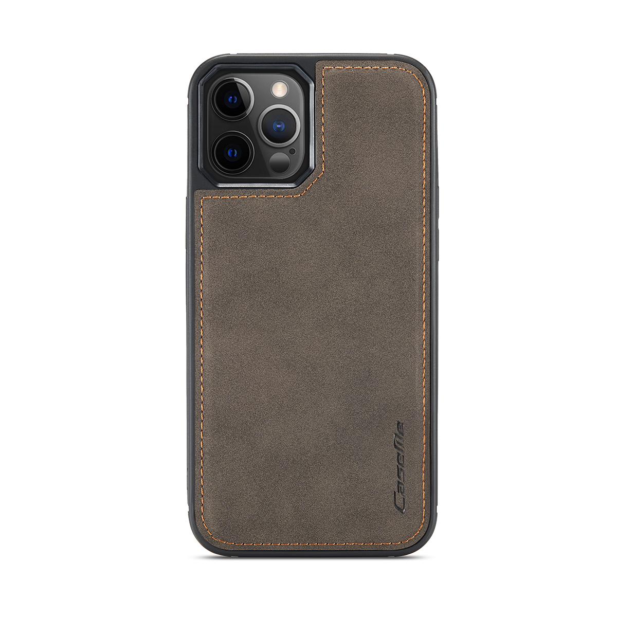 CaseMe 018 Series läderfodral till iPhone 12/12 Pro, brun