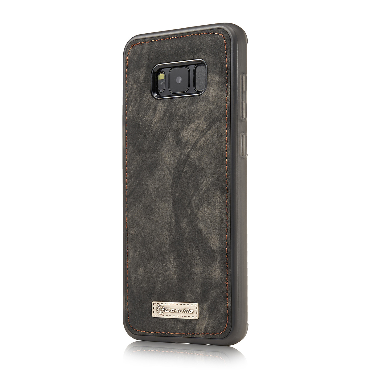 CaseMe plånboksfodral med magnetskal, Samsung Galaxy S8, svart