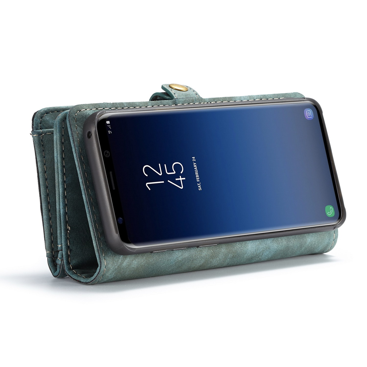 CaseMe plånboksfodral magnetskal, Samsung Galaxy S9, blå