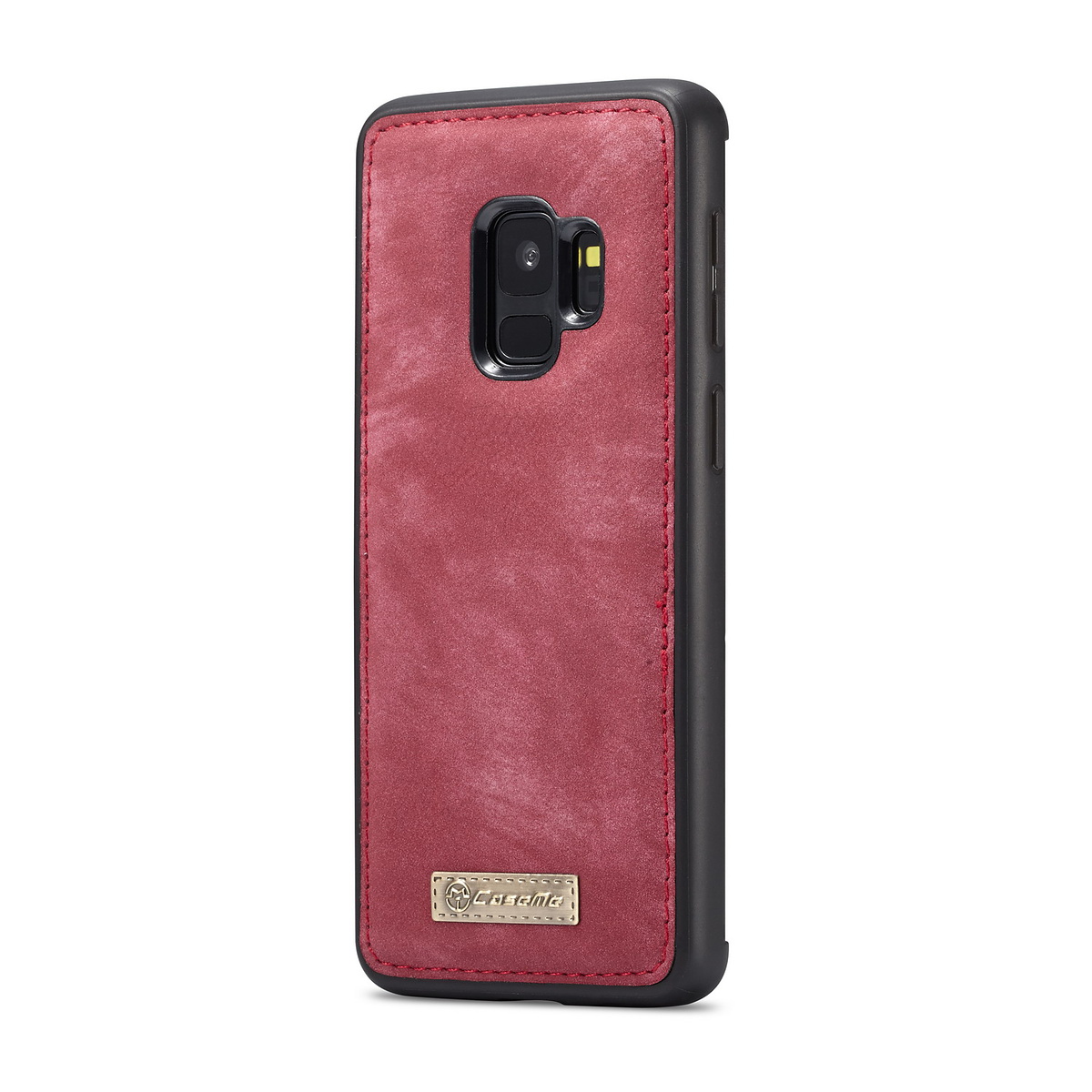CaseMe plånboksfodral magnetskal, Samsung Galaxy S9, röd