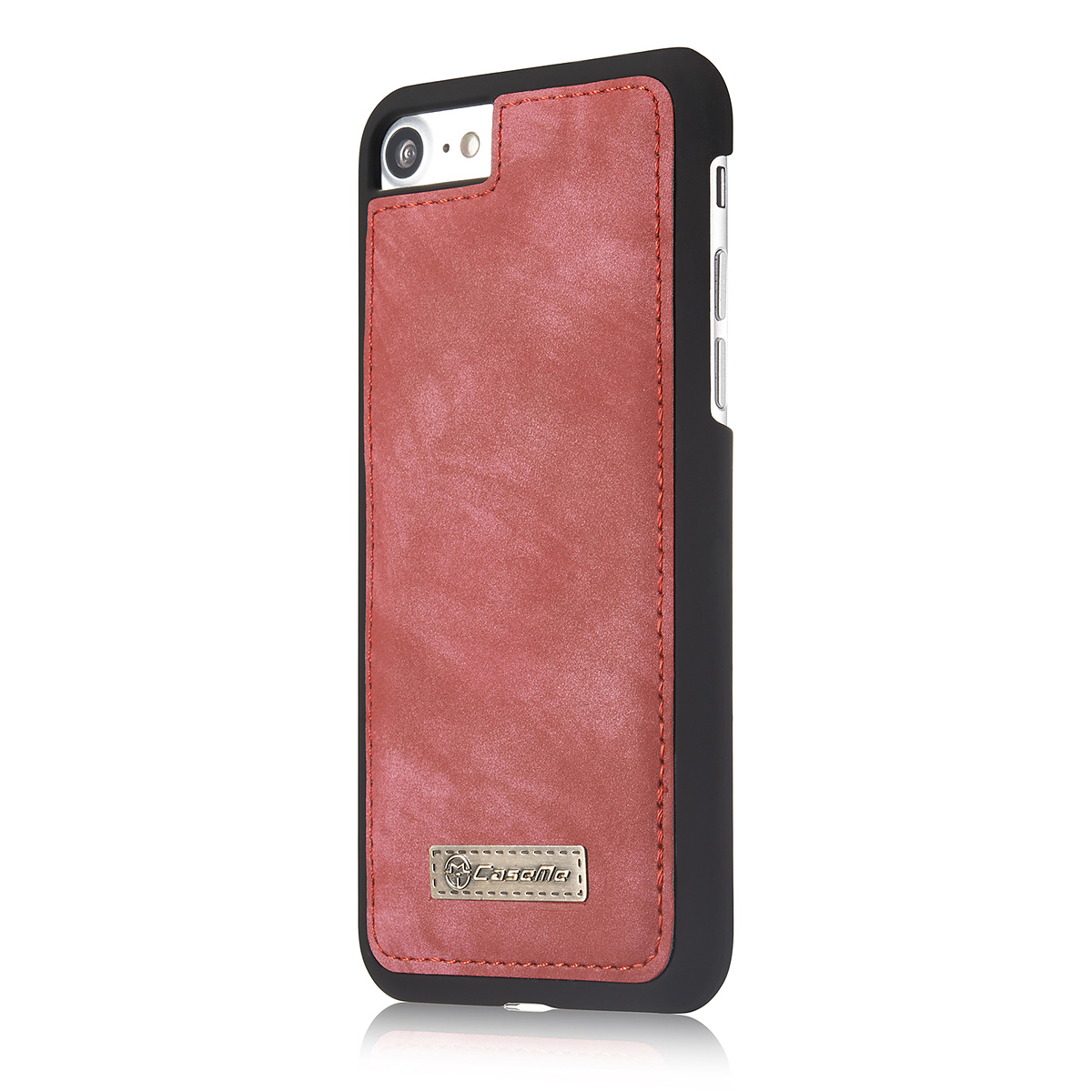 CaseMe plånboksfodral med magnetskal, iPhone 7/8, röd