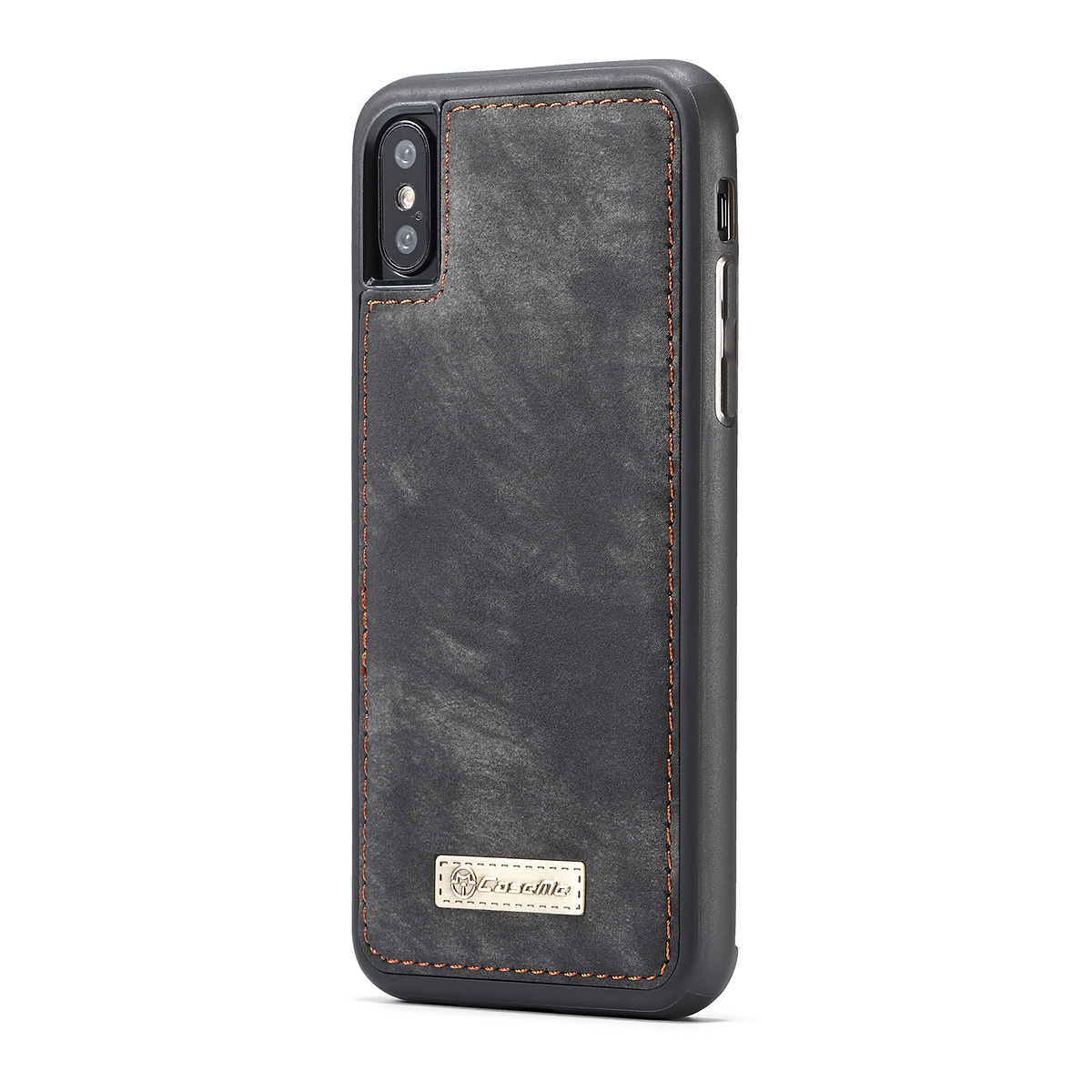 CaseMe plånboksfodral med magnetskal till iPhone X/XS, svart